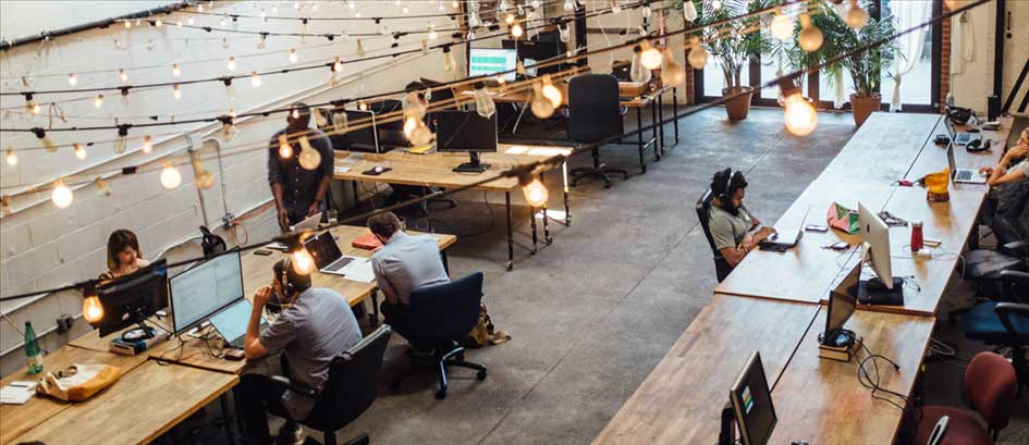 Le coworking ou espace de travail partagé